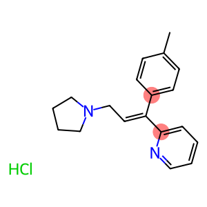 2-[(1E)-1-(4-Methylphenyl)-3-pyrrolizino-1-propenyl]pyridine·hydrochloride