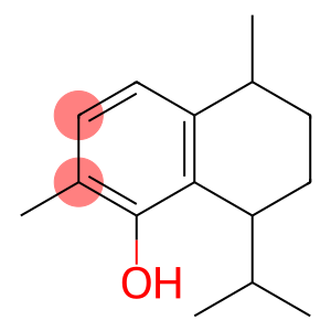 5,6,7,8-Tetrahydro-2,5-dimethyl-8-(1-methylethyl)-1-naphthalenol