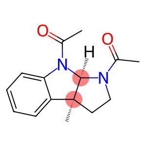 (3aS,8aR)-1,8-Diacetyl-1,2,3,3a,8,8a-hexahydro-3a-methylpyrrolo[2,3-b]indole