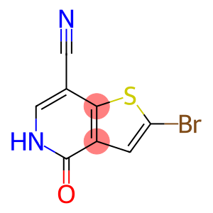 Thieno[3,2-c]pyridine-7-carbonitrile, 2-bromo-4,5-dihydro-4-oxo-