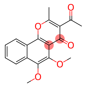 3-Acetyl-5,6-dimethoxy-2-methyl-4H-naphtho[1,2-b]pyran-4-one
