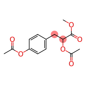 α,4-Bis(acetyloxy)benzenepropanoic acid methyl ester