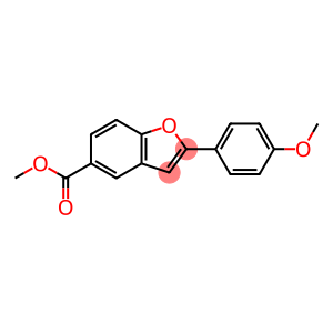 5-Benzofurancarboxylic acid, 2-(4-methoxyphenyl)-, methyl ester