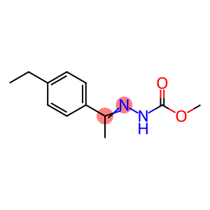 Hydrazinecarboxylic acid, [1-(4-ethylphenyl)ethylidene]-, methyl ester (9CI)