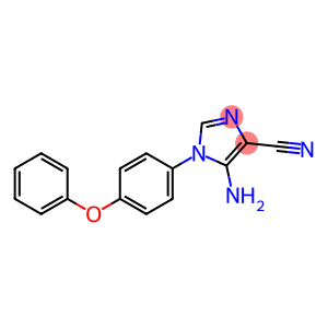 1H-Imidazole-4-carbonitrile, 5-amino-1-(4-phenoxyphenyl)-