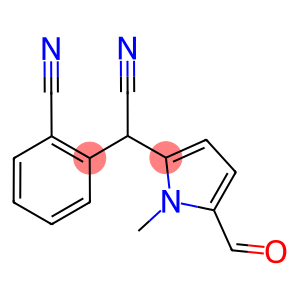 2-[CYANO(5-FORMYL-1-METHYL-1H-PYRROL-2-YL)METHYL]BENZENECARBONITRILE