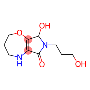 2,3,4,5,7,8-Hexahydro-8-hydroxy-7-(3-hydroxypropyl)-6H-pyrrolo[3,4-b][1,4]oxazepin-6-one