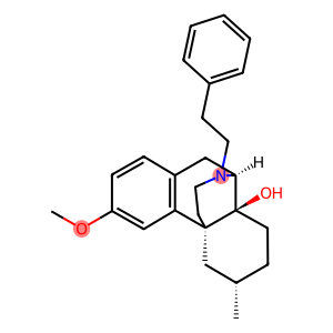 Morphinan-14-ol, 3-methoxy-6-methyl-17-(2-phenylethyl)-, (6α)- (9CI)