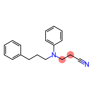 3-[phenyl(3-phenylpropyl)amino]propiononitrile