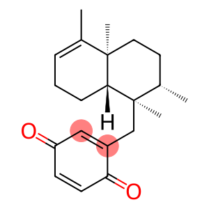 2-[[(1R)-1,2β,4aβ,5-Tetramethyl-1,2,3,4,4a,7,8,8aα-octahydronaphthalene-1α-yl]methyl]-1,4-benzoquinone
