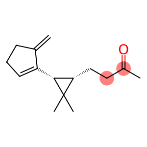 2-Butanone, 4-[(1S,3R)-2,2-dimethyl-3-(5-methylene-1-cyclopenten-1-yl)cyclopropyl]-