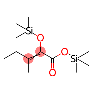 3-Methyl-2-[(trimethylsilyl)oxy]-2-pentenoic acid trimethylsilyl ester