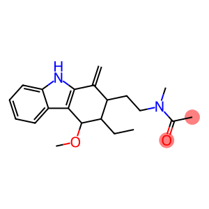 N-[2-(3-Ethyl-2,3,4,9-tetrahydro-4-methoxy-1-methylene-1H-carbazol-2-yl)ethyl]-N-methylacetamide
