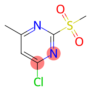 Pyrimidine, 4-chloro-6-methyl-2-(methylsulfonyl)-
