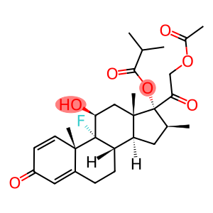 21-Acetyloxy-9-fluoro-11β-hydroxy-17-[(2-methylpropanoyl)oxy]-16β-methylpregna-1,4-diene-3,20-dione