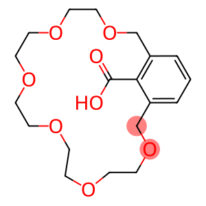3,6,9,12,15,18-Hexaoxabicyclo[18.3.1]tetracosa-1(24),20,22-triene-24-carboxylic acid