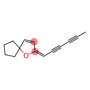 1-Oxaspiro[4.4]non-3-ene,2-(2,4-hexadiynylidene)-,(2E)-(9CI)