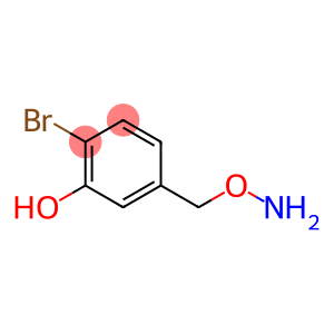 5-(azanyloxymethyl)-2-bromo-phenol