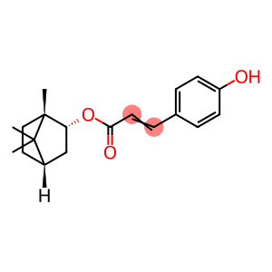2-Propenoic acid, 3-(4-hydroxyphenyl)-, (1S,2R,4S)-1,7,7-trimethylbicyclo[2.2.1]hept-2-yl ester