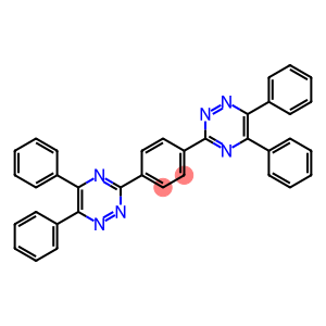 3,3'-(1,4-Phenylene)bis(5,6-diphenyl-1,2,4-triazine)