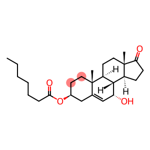 Androst-5-en-17-one,7-hydroxy-3-[(1-oxoheptyl)oxy]-,(3beta,7alpha)-(9CI)