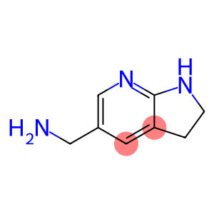 1H-Pyrrolo[2,3-b]pyridine-5-methanamine,2,3-dihydro-(9CI)