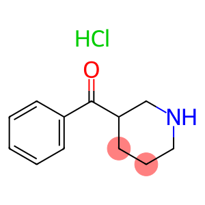 Methanone, phenyl-3-piperidinyl-, hydrochloride