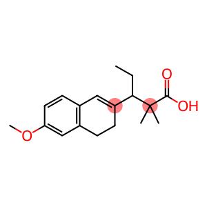 3-[(3,4-Dihydro-6-methoxynaphthalen)-2-yl]-2,2-dimethylpentanoic acid