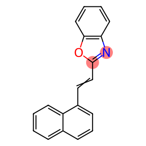 Benzoxazole, 2-[2-(1-naphthalenyl)ethenyl]-