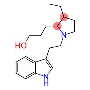 3-Ethyl-1-[2-(1H-indol-3-yl)ethyl]pyrrolidine-2-(propan-1-ol)