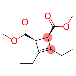 3,4-Diethyl-3-cyclobutene-1α,2α-dicarboxylic acid dimethyl ester