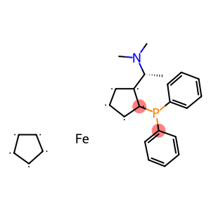 (R)-NN-二甲基-1-((S)-2-二苯基磷)二茂铁)乙胺(-)-(R)-N,N-DIMETHYL-1-((S)-2-(DIPHENYL-PHOSPHINO