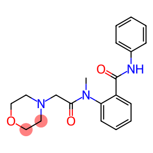 4-Morpholineacetamide, N-methyl-N-[2-[(phenylamino)carbonyl]phenyl]-