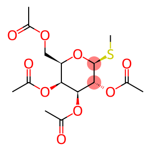.beta.-D-Galactopyranoside, methyl 1-thio-, tetraacetate