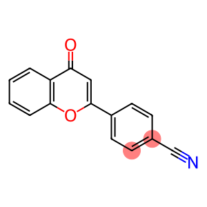 Benzonitrile, 4-(4-oxo-4H-1-benzopyran-2-yl)- (9CI)