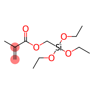 2-Propenoic acid, 2-methyl-, (triethoxysilyl)methyl ester