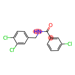 3-chloro-N-(3,4-dichlorobenzyl)benzamide