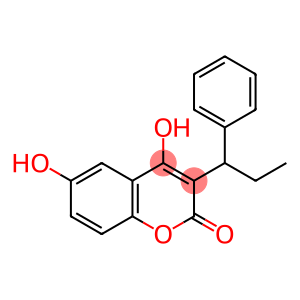 4,6-Dihydroxy-3-(1-phenylpropyl)-2H-1-benzopyran-2-one