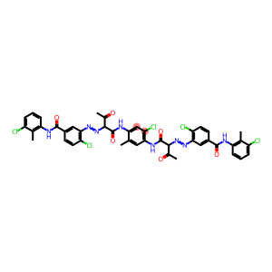 Benzamide, 3,3-(2-chloro-5-methyl-1,4-phenylene)bisimino(1-acetyl-2-oxo-2,1-ethanediyl)azobis4-chloro-N-(3-chloro-2-methylphenyl)-