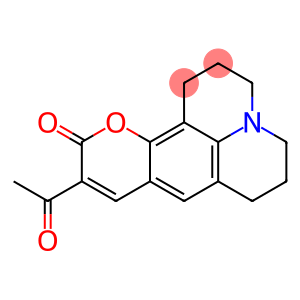 1h,5h,11h-[1]benzopyrano[6,7,8-ij]quinolizin-11-one,10-acetyl-2,3,6,7-tetrahyd