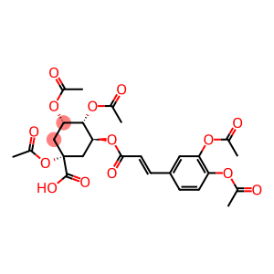 Cyclohexanecarboxylic acid, 1,3,4-tris(acetyloxy)-5-[[3-[3,4-bis(acetyloxy)phenyl]-1-oxo-2-propenyl]oxy]-, [1R-(1α,3α,4α,5β)]- (9CI)