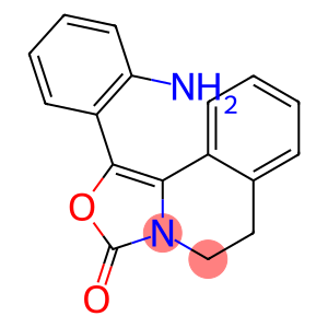 3H-Oxazolo[4,3-a]isoquinolin-3-one,  1-(2-aminophenyl)-5,6-dihydro-