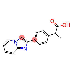 Benzeneacetic acid, 4-imidazo[1,2-a]pyridin-2-yl-α-methyl-