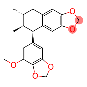 (5R)-5,6,7,8-Tetrahydro-5-(7-methoxy-1,3-benzodioxol-5-yl)-6β,7α-dimethylnaphtho[2,3-d]-1,3-dioxole