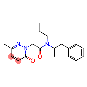 N-Allyl-N-(α-methylphenethyl)-3-methyl-6-oxo-1(6H)-pyridazineacetamide