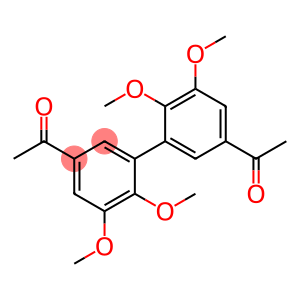1-[3-(5-acetyl-2,3-dimethoxy-phenyl)-4,5-dimethoxy-phenyl]ethanone