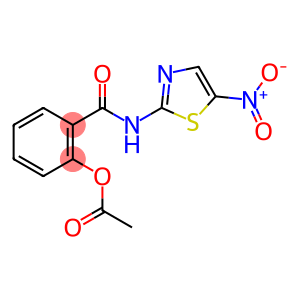 n-(5-nitro-2-thiazolyl)salicylamideacetate(ester)