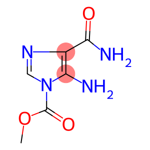 METHYL 5-AMINO-4-(AMINOCARBONYL)-1H-IMIDAZOLE-1-CARBOXYLATE