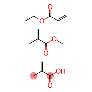 2-甲基丙烯酸、丙烯酸乙酯、2-甲基丙烯酸甲酯的聚合物铵盐