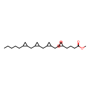 Cyclopropanebutanoic acid, 2-[[2-[[2-[(2-pentylcyclopropyl)methyl]cyclopropyl]methyl]cyclopropyl]methyl]-, methyl ester